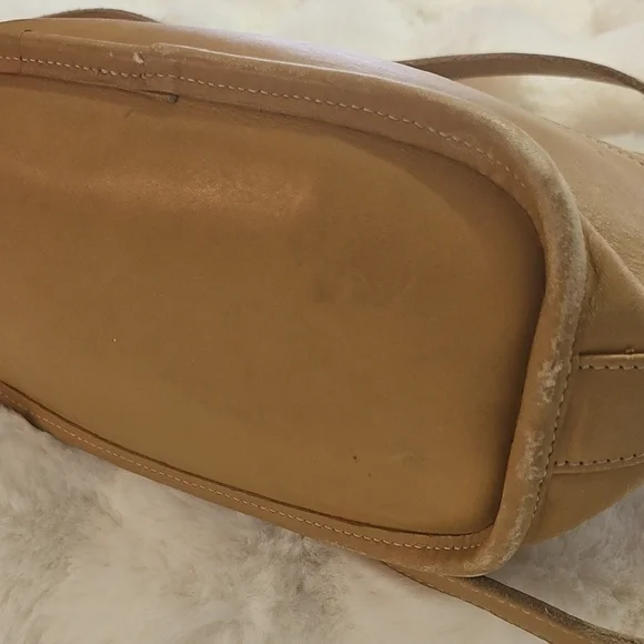 Coach Tan Leather Tote - Picture 3 of 8